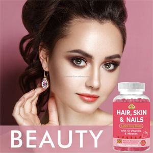 Suplemento de Biotina, Vitamina D y Ácido Fólico para la Salud del Cabello, la Piel y las Uñas, Belleza, Blanqueamiento, Antienvejecimiento, Herbal, 60 Gomitas para Adultos - Product Image 4