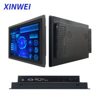 XINWEI J4125 Computadora industrial de 10,4 pulgadas IP65 Impermeable Integrado Pantalla táctil capacitiva de 10 puntos Marco de aleación de aluminio