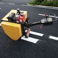 Mini-compacteur vibrant portatif à double tambour pour béton et sol, avec moteur 8,8 kW