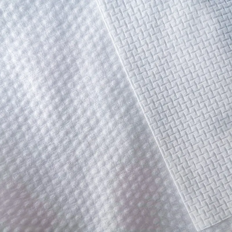 Rouleau de tissu non-tissé Spunlace biodégradable pour lingettes humides