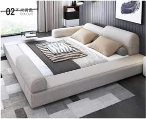 Conjunto de muebles de dormitorio para niños, cama de tamaño queen, dormitorio Turco blanco moderno, conjunto de muebles de lujo - Product Image 2