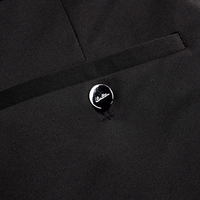 Pantalon de travail formel pour homme, coupe décontractée, qualité supérieure, été-automne, fin, noir, bordeaux, pantalon long