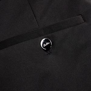 Pantaloni Casual da Uomo di Qualità per Lavoro, Sottili per Estate e Autunno, Neri e Rosso Vino, Eleganti e Formali - Product Image 5