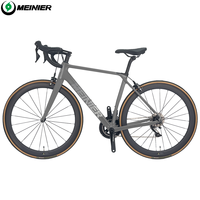 Vélo de route en fibre de carbone 700c, 105 R7000, 11 vitesses, frein V, roues en carbone de 50 mm, vélo de course