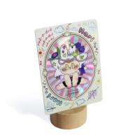 Carte de vœux 3D pop-up écologique personnalisée, design gâteau ours mignon, carte pop-up en papier, boîte en papier pour cadeau d'anniversaire