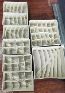 В наличии 8 упаковок органайзер для шкафа для одежды складная корзина для хранения и корзины для хранения нижнего белья, бюстгальтера, - Product Image 5