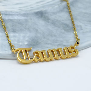 2025 nuevo collar de acero inoxidable Constell de moda de Venta caliente para regalo de cumpleaños listo para enviar - Product Image 1