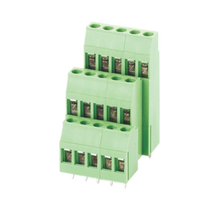 완지 WJ130T3A-5.0 /WJ130T3A-5.08 300V 20A 2.5mm 피치 5.0/5.08mm 구리 PA66 PCB 터미널 블록 2X2P 2X3P 커넥터 CUL CE 인증 - Product Image 1