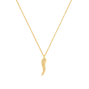 Collar con Colgante de Cristal, Chapado en Oro PVD, Acero Inoxidable 316L, Joyería Sostenible y Resistente - Product Image 2