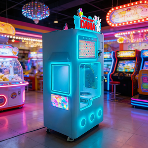 New Style Full Automatic Commercial Cotton <b>Candy</b> Fairy Floss Vending Making <b>Machine</b> with Coin Bill Credit Card Acceptor - Product Image 2