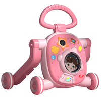 Marcheurs pour bébé, produits pour bébés, jouets, musique, lumière, marcheur pour bébé multifonctionnel pliable 4 en 1 avec roues et siège