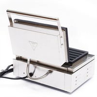 Nouvelle machine à churros et gaufres électrique antiadhésive commerciale à 5 bâtonnets, en acier inoxydable, légère, portable, haute performance