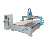 Routeur CNC HOLZTECH 1325 à ATC linéaire, nouvelle conception, machine de gravure sur bois hybride à servomoteurs pour la fabrication de portes d'armoires
