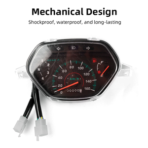 Ensemble de compteur de vitesse mécanique, odomètre et jauge de carburant pour tableau de bord de moto TBT110, vente en gros - Product Image 2