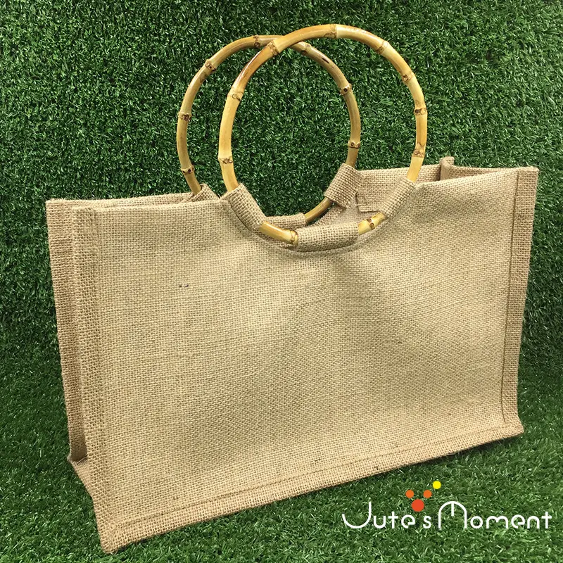 Gerecycleerde Bolsa De Yute Hessian Goedkope Custom Logo Waterdichte Strandtas Bedrukt Eco Gerecycled Natuurlijk Opvouwbaar Herbruikbaar Strand Jute