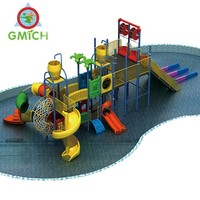Neue Lange Outdoor-Vergnügungspark-Schwimmbad Fiberglas-Wasserrutsche für Kinder-Spielplatzgeräte
