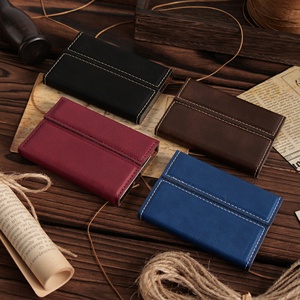 Porte-cartes en cuir synthétique personnalisé de qualité supérieure, gravable au laser, pour hôtel, restaurant, cadeau - Product Image 6