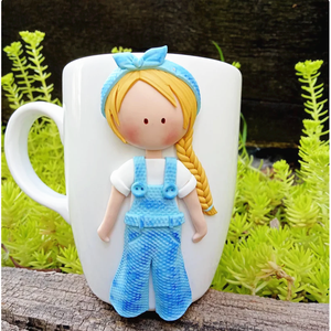 <span class=keywords><strong>Taza</strong></span> <span class=keywords><strong>de</strong></span> Café <span class=keywords><strong>de</strong></span> Cerámica <span class=keywords><strong>de</strong></span> Arcilla Polimérica 3D con Diseño Divertido para Niñas, <span class=keywords><strong>Personalizada</strong></span> <span class=keywords><strong>de</strong></span> Fábrica GZYSL, 12 oz, para Regalo Promocional - Product Image 5
