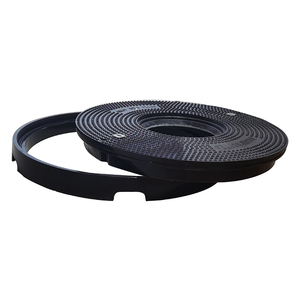 Ồn ào chống tĩnh nước chặt chẽ manhol bìa cho trạm xăng SMC Vật liệu thoát nước bìa với khóa - Product Image 2