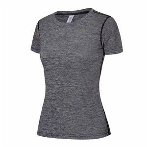 Ropa de Fitness para mujer, camisetas de entrenamiento de Color sólido, Camisetas básicas suaves de secado rápido para gimnasio, correr, Fitness para mujer - Product Image 1