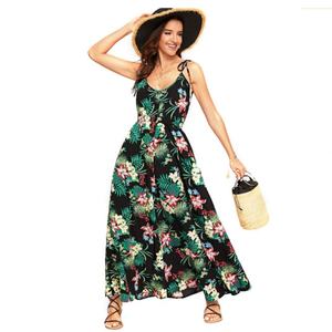 Vestido de Playa con Estampado Floral para Mujer, Sexy y Elegante, 2 Piezas, Diseño de Alta Gama - Product Image 3