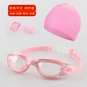 แว่นตาว่ายน้ำสำหรับผู้ใหญ่เลนส์ซิลิโคนปะเก็นป้องกันรังสียูวีสำหรับการแข่งขันของผู้ชายผู้หญิงโลโก้ตามสั่ง - Product Image 4