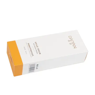 Cosmetics Paper Box Custom White Card Carton for Shampoo Tax Shower Gel Packaging Box