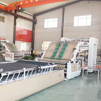 Machine de laminage automatique industrielle ZH GS pour carton ondulé avec alimentation automatique en colle et chargeur pour le collage du carton sur le carton ondulé