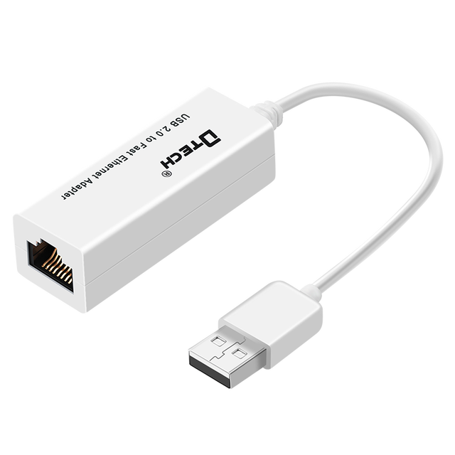 DTECH USB 2.0 Interface Ethernet to Rj45 Adapter USB Port HUB Data Transfer