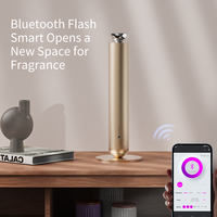 Auramor Machine intelligente de diffuseur d'air de parfum électrique sans eau Belle commerciale pour l'usage d'hôtel Métal d'arôme rechargeable