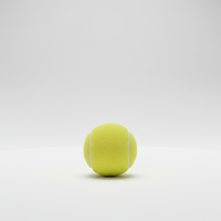 Ballon de tennis gonflable JY durable de 9,5'' (24,13 cm) de diamètre, 65 mm, avec design imprimé personnalisé, rebond de 120 cm, poids de 40 g, pour chien - Meilleures ventes