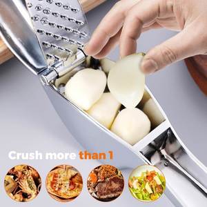เครื่องบดกระเทียมโลหะผสมสังกะสีพรีเมียม สีดำด้าน - Product Image 3