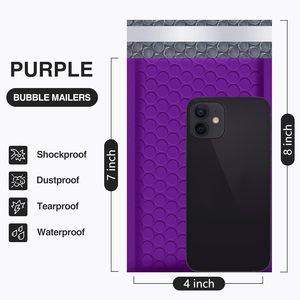Factory In-stock Wholesale Hot <b>Pink</b> Bubble Mailer Bubble Polymailer Self-sealing <b>Wrap</b>-around Book Envelope Shipping Packaging - Product Image 2