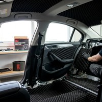 Espuma viscoelástica de rebote lento con adhesivo 3M 9448A - Espuma absorbente de sonido antirruido para automóviles y estudios caseros - Ecológica