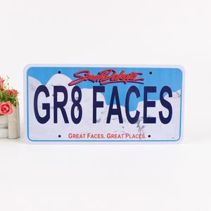 Venta directa de fábrica, accesorios exteriores personalizados, decoración americana, logotipo personalizado, número, matrícula en relieve de coche - Product Image 2