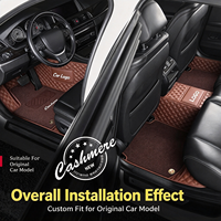 Tapis de sol de voiture en cachemire pour Porsche, tapis de sol amovibles, accessoires intérieurs écologiques