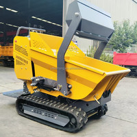 TOHO THD500S Mini-Raupendumper Multifunktionaler Ketten-Minidumper 500kg Mini-Transporter Kipplaster für Bauarbeiten