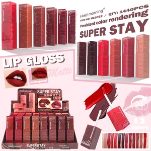 Set di 24 Rossetti Liquidi Matte in 12 Colori all'Ingrosso, Kit Trucco Labbra a Lunga Tenuta e Durata, Lucidalabbra - Product Image 4