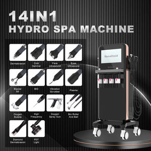 Venta caliente 14-en-1 Hydra Oxygen Facial Machine Incluye dermoabrasión para ojos y labios UK/US/ZA Plug Types antienvejecimiento - Product Image 5