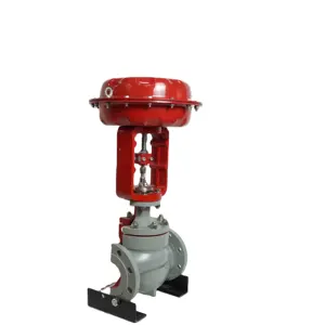 4inch A351CF8M Stainless Steel Pneumatic Class150 Globe Actuator 667 Control Valves For Slurry Service