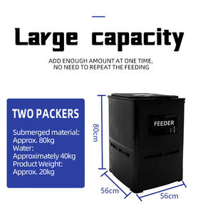 Alimentador automático de alta velocidade para lagoas Alimentador automático completo para fazendas de peixes Alimentador cronometrado para ração Loach em aquicultura - Product Image 6