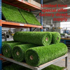 <span class=keywords><strong>Gazon</strong></span> <span class=keywords><strong>artificiel</strong></span> pour extérieur, terrain de football pour maternelle, tapis vert en plastique résistant au soleil, durable pour balcon et cour - Product Image 2