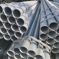 Staalbuis warmgedoopt gegalvaniseerd GI buis voor kas ERW staal gelaste 1mm ronde holle buis 2 inch gegalvaniseerde buis