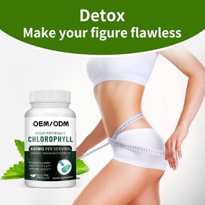 Bulk Natuurlijke Oem Services Body Magic Deodorizing Supplement Chlorofyl Capsules - Product Image 2