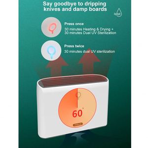 Esterilizador y Secador de Cuchillos Inteligente para el Hogar, Máquina de Desinfección Todo en Uno, Herramienta Electrónica de Cocina, Juego de Cuchillos y Tabla de Cortar - Product Image 3