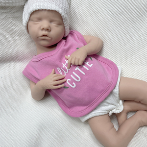 Muñecas Bebé Reborn de 45 cm para Niños, de Silicona Sólida, con <span class=keywords><strong>Peso</strong></span> <span class=keywords><strong>Real</strong></span>, de 18 Pulgadas, para Abrazar, Recién Nacido, Gemelo, Flexible, Adorable, Regalo para Niñas - Product Image 4