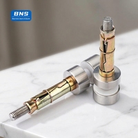Fixations et vis décoratives en acier inoxydable BNS pour garde-corps en verre, pour escaliers et usage extérieur - Design moderne résistant à l'eau