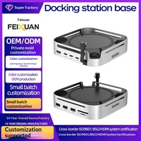 Station d'extension pour mini-ordinateur sur mesure en gros, boîtier de disque dur M.2 M4/5/6 en alliage d'aluminium, support modèle X0295