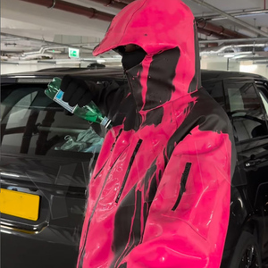 Custom Nylon Temperature Thermochromatic Color Changing Outdoor Hiking Windproof Waterproof <strong>Heat</strong> Reactive Windbreaker <strong>Jacket</strong> Men - Product Image 4