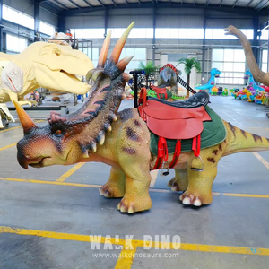 Triceratops Montable con Movimiento Realista, Atracción de Dinosaurios para Uso en Interiores/Exteriores, Parques Temáticos, Zoológicos, Centros Comerciales Familiares, Guarderías - Product Image 5